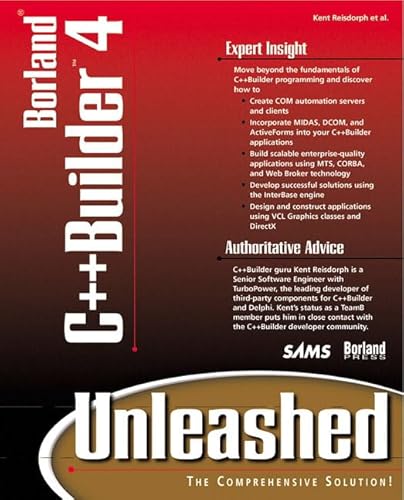 Imagen de archivo de Borland C++Builder 4 Unleashed a la venta por HPB-Red