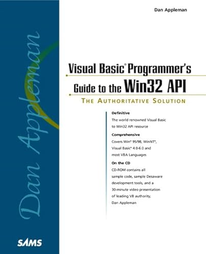Stock image for Dan Appleman's Visual Basic Programmer's Guide to the WIN32 API [With CDROM] for sale by ThriftBooks-Atlanta