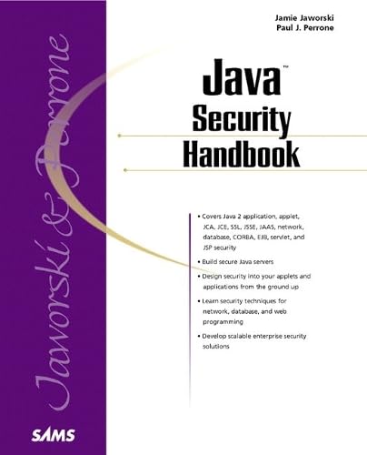 Stock image for Java Security Handbook for sale by HPB-Red