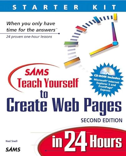 Stock image for Sams Teach Yourself to Create Web Pages in 24 Hours (Sams Teach Yourself.in 24 Hours (Paperback)) for sale by Wonder Book