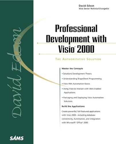 Stock image for Professional Development with VISIO 2000 [With CDROM] for sale by ThriftBooks-Atlanta
