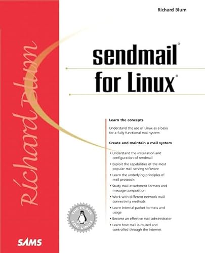 Imagen de archivo de sendmail for Linux a la venta por HPB-Red