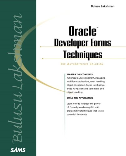 Beispielbild fr Oracle Developer Forms Techniques zum Verkauf von WorldofBooks