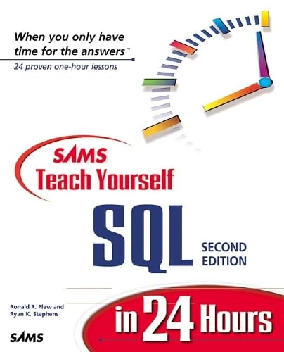 Sams Teach Yourself Sql In 24 Hours 2nd Edition By