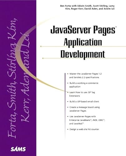 Imagen de archivo de Java Server Pages Application Development a la venta por HPB-Red