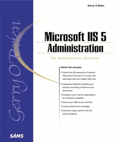 Stock image for Microsoft IIS 5 Administration for sale by Better World Books: West