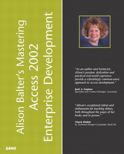 9780672321139: Alison Balter's Mastering Access 2002 Enterprise Development