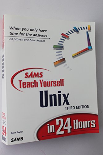 Beispielbild fr Teach Yourself Unix in 24 Hours zum Verkauf von Better World Books