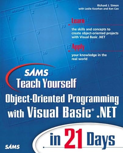 9780672321498: Sams Teach Yourself Object-Oriented Programming with VB.NET in 21 Days