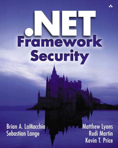 Imagen de archivo de NET Framework Security a la venta por HPB-Red