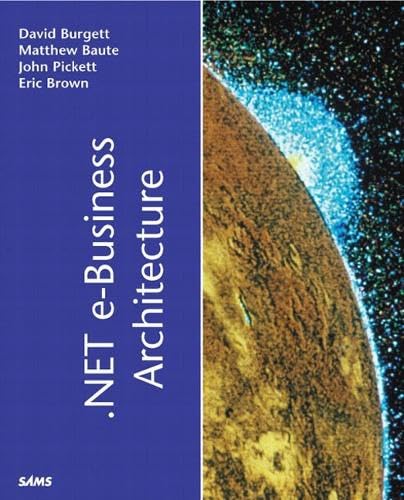 9780672322198: .NET e-Business Architecture