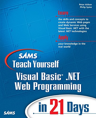 Stock image for Visual Basic .NET Web Programming in 21 Days for sale by BookHolders