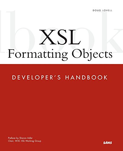 9780672322815: XSL Formatting Objects Developer's Handbook