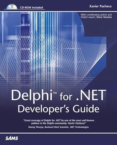 9780672324437: Delphi for .NET Developer's Guide
