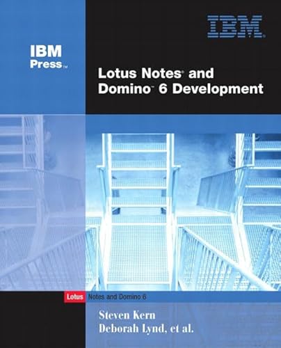 Imagen de archivo de Lotus Notes and Domino 6 Development a la venta por Phatpocket Limited