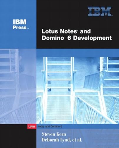 Stock image for Lotus Notes and Domino 6 Development for sale by Phatpocket Limited