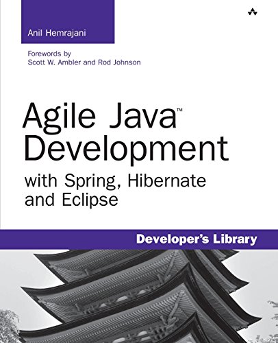 Beispielbild fr Agile Java Development with Spring, Hibernate and Eclipse zum Verkauf von Wonder Book