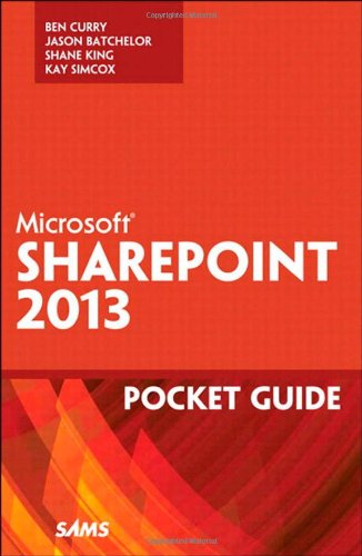 9780672336980: Microsoft SharePoint 2013 Pocket Guide