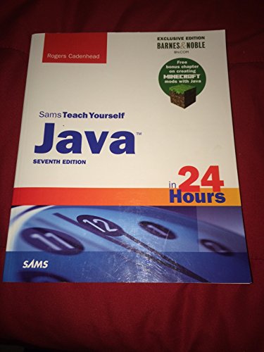 9780672337178: Java in 24 Hours, Sams Teach Yourself Covering Java 8, Barnes & Noble Exclusive Edition
