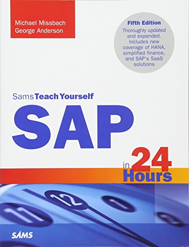 Beispielbild fr SAP in 24 Hours, Sams Teach Yourself zum Verkauf von Better World Books