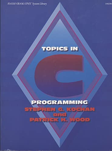 Imagen de archivo de Topics in C Programming a la venta por Better World Books