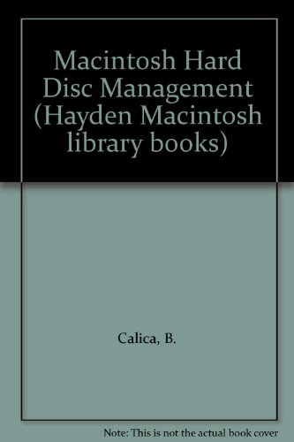 Imagen de archivo de Macintosh Hard Disk Management a la venta por Aaron Books