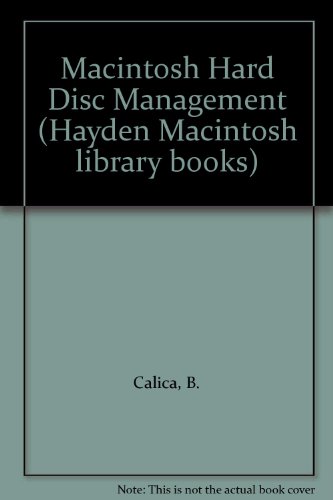 Stock image for Macintosh Hard Disk Management for sale by Aaron Books