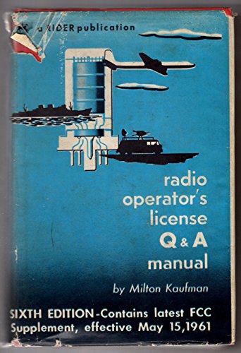 Stock image for Radio Operator's License Q & A Manual for sale by Wonder Book