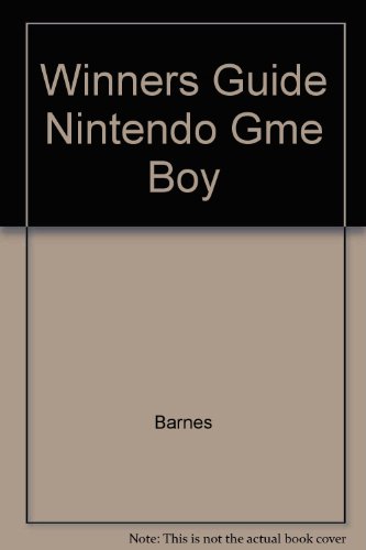 Imagen de archivo de Winner's Guide to Nintendo Game Boy a la venta por Wonder Book