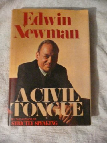 Imagen de archivo de A Civil Tongue a la venta por Julian's Bookshelf