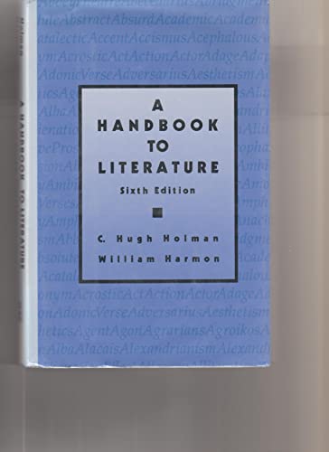 9780672530487: A Handbook to Literature