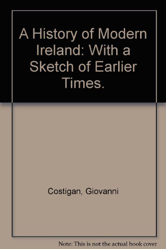 9780672535475: A History of Modern Ireland: With a Sketch of Earlier Times.