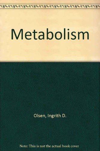 Imagen de archivo de Metabolism a la venta por Better World Books