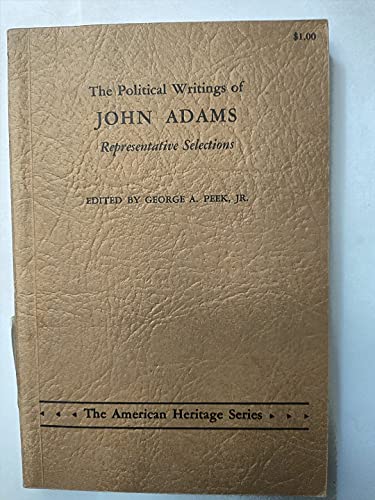 Stock image for Political Writings of John Adams for sale by Colorado's Used Book Store