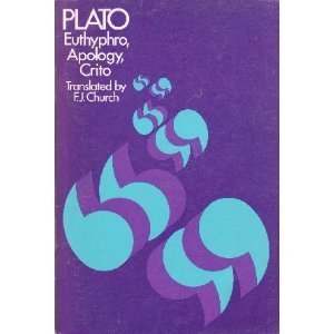 Stock image for Plato - Euthyphro, Apology, Crito (Bobbs-Merrill) for sale by Hippo Books