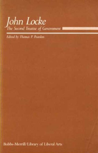 Beispielbild fr Second Treatise of Government zum Verkauf von ThriftBooks-Atlanta