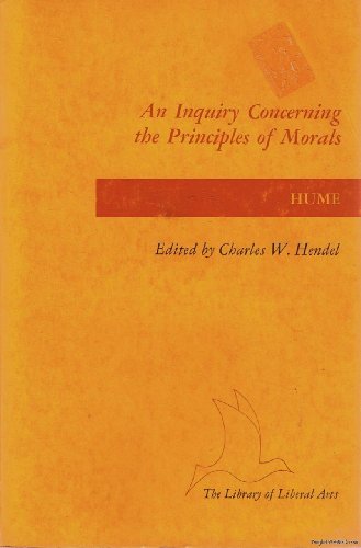 9780672602368: Inquiry Concerning the Principles of Morals