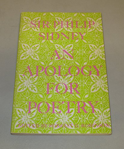 Stock image for Sir Philip Sidney: An Apology for Poetry. for sale by Doss-Haus Books