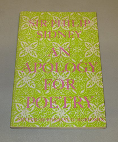 An Apology For Poetry (9780672602542) by Sidney, Sir Philip