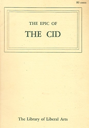 Epic of the Cid (9780672602597) by Markley, J. Gerald