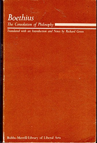 Imagen de archivo de The Consolation of Philosophy a la venta por Better World Books