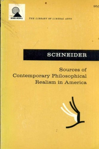 Stock image for Sources of Contemporary Philosophical Realism in America for sale by G. & J. CHESTERS