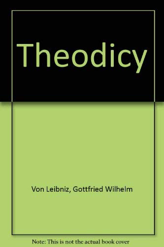 9780672603235: Theodicy (Library of Liberal Arts)
