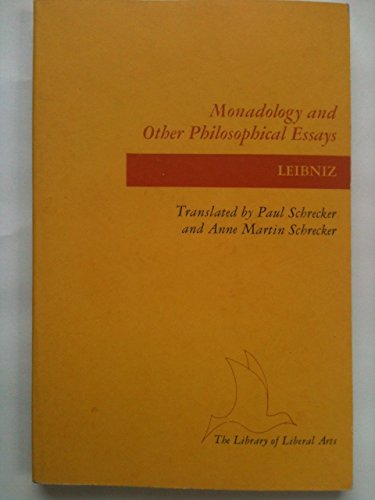 Imagen de archivo de Monadology and Other Philosophical Essays a la venta por B-Line Books