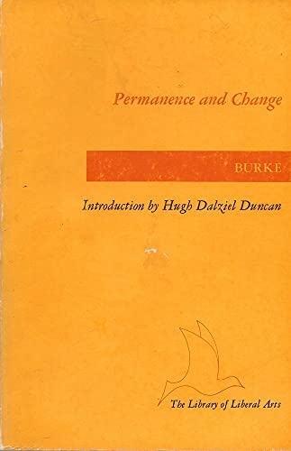 Beispielbild fr Permanence and Change: An Anatomy of Purpose zum Verkauf von funyettabooks