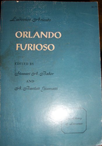 Beispielbild fr Orlando Furioso. zum Verkauf von Abyssbooks