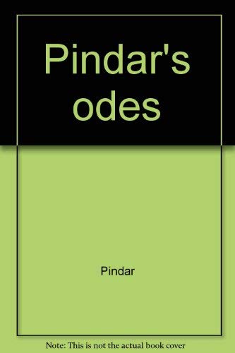 9780672612459: Title: Pindars odes