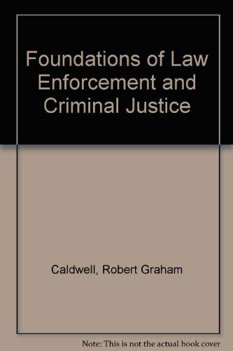Stock image for Foundations of Law Enforcement and Criminal Justice for sale by Drew