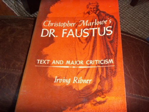 Stock image for Doctor Faustus: Text and major criticism for sale by HPB-Ruby