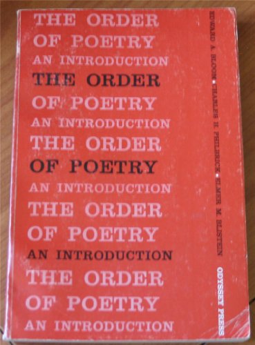 Stock image for The Order of Poetry: An Introduction for sale by 2Vbooks